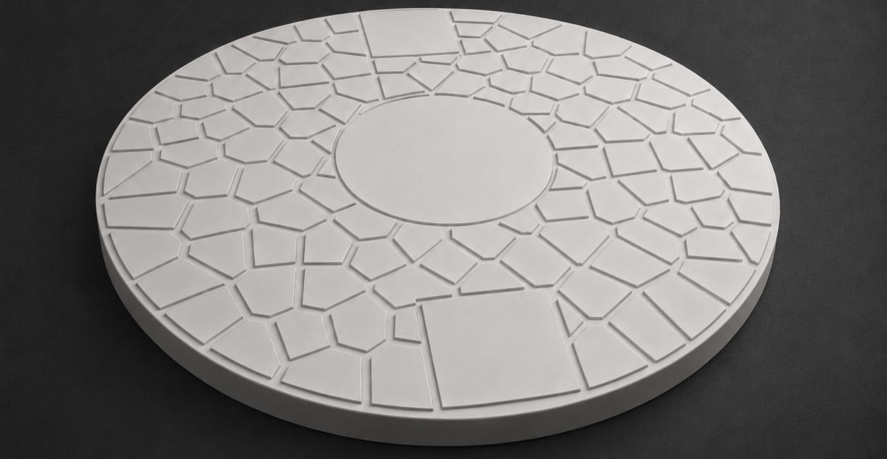 CaptureDisc™ Basic 6-inch white reference disc for 3D capture